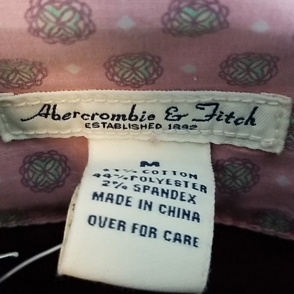 ABERCROMBIE & FITCH Cord Moto Jacket Wine - Picture 4 of 7